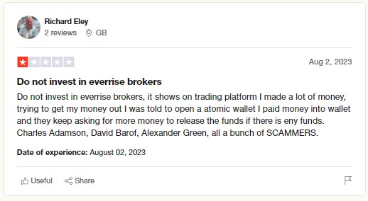 Everrise Brokers отзывы