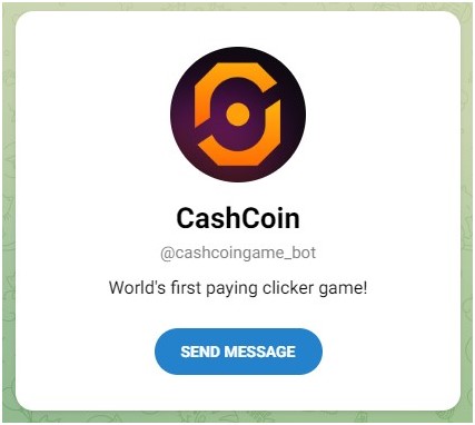 CashCoin развод в Телеграме