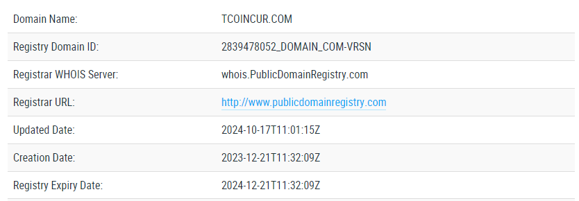 TCoinCur развод