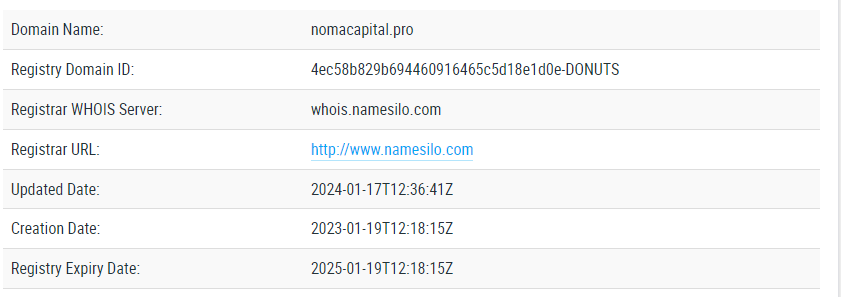 Noma Capital обман