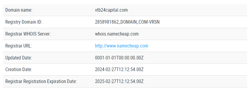 Vtb24Capital развод