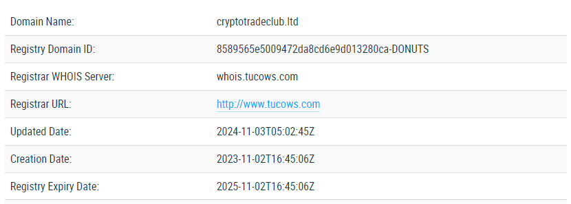 CryptoTradeClub LTD обман