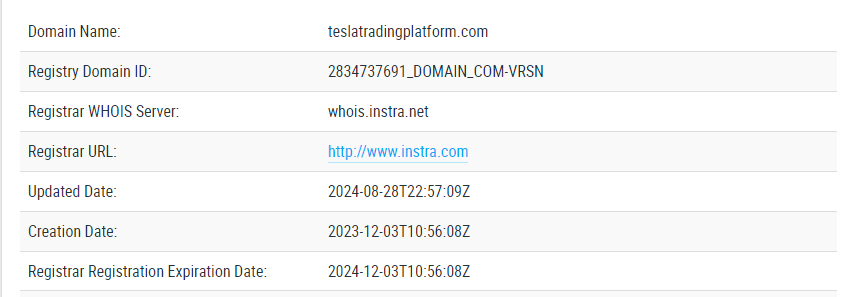 Tesla Trading Platform обман