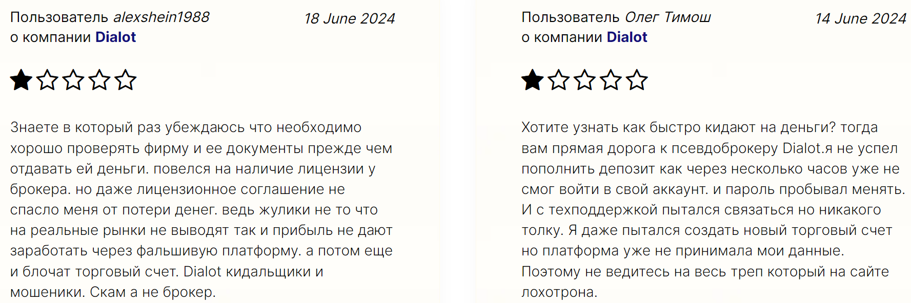 Dialot.net реальные отзывы клиентов