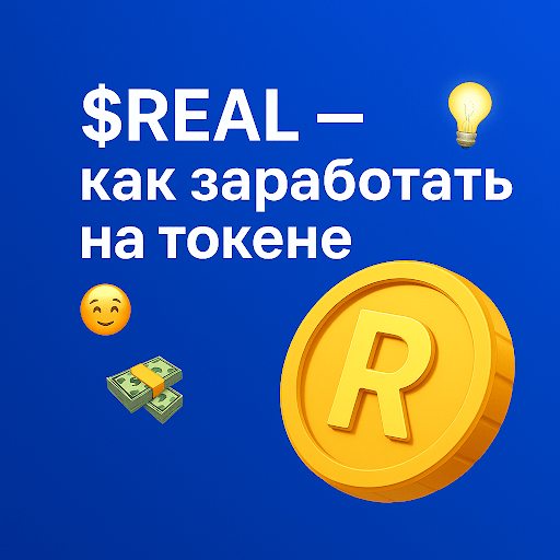 $REAL как заработать