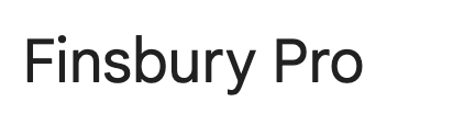 Finsbury Pro логотип